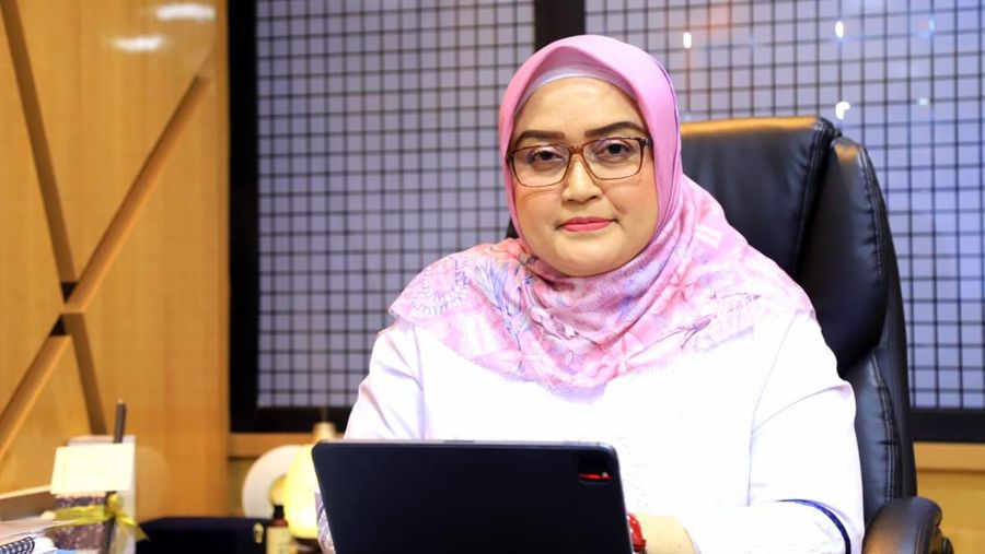 Dirjen Pembinaan Hubungan Industrial dan Jaminan Sosial Tenaga Kerja Kemnaker Indah Anggoro Putri,