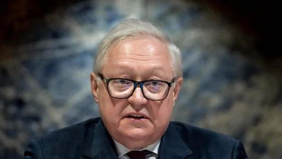 Russian Deputy Foreign Minister Sergei Ryabkov delivers a speech during a session of the UN Conference on Disarmament in Geneva on March 2, 2023. (Photo by Fabrice COFFRINI / AFP)