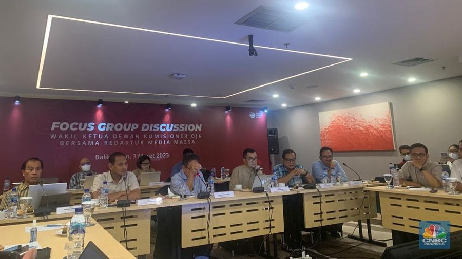 Acara FGD OJK di Balikpapan, (CNBC Indonesia/Ayyi Achmad Hidayah)