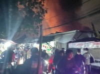 Penampakan Pipa Pertamina di Jakarta Utara Kebakaran