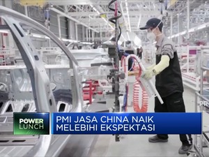 Video: Melebihi Ekspektasi, PMI Jasa China Naik Menjadi 55