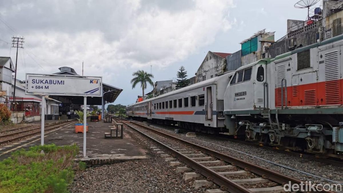 KAI Uji Coba Jalur Kereta Double Track Bogor-Sukabumi