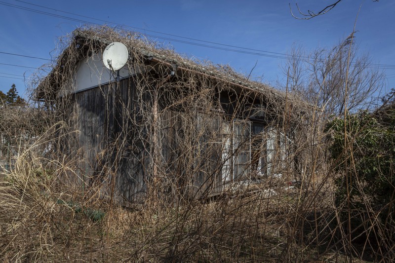 Suasana rumah kosong serta kendaraan tanpa pemilik di Okuma, Jepang. (NurPhoto via Getty Images) Suasana rumah kosong serta kendaraan tanpa pemilik di Okuma, Jepang. (NurPhoto via Getty Images)