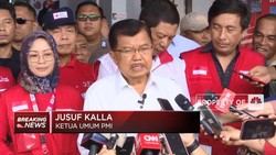 JK Tinjau Pengungsi Korban Kebakaran Depo BBM Plumpang