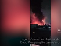 Ini Penampakan Kebakaran Maut Depo BBM Plumpang