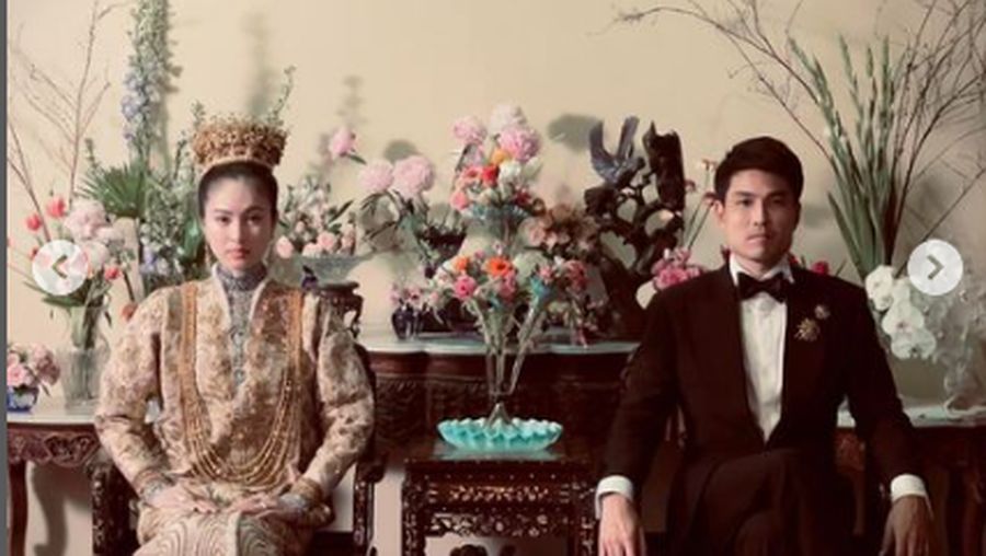 Pada akhirnya, model transgender tercantik Nong Poy telah resmi menjadi pasangan konglomerat Thailand, Oak Phakwa Hongyok. Keduanya melangsungkan pernikahan pada Rabu, 1 Maret 2023. (Tangkapan Layar Instagram @poydtreechada)