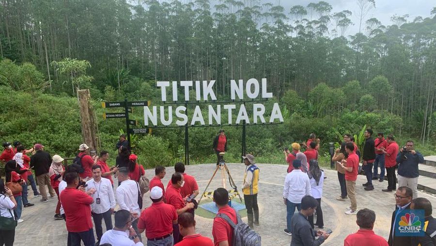 Titik Nol IKN Nusantara. (²©²ÊÍøÕ¾/Ayyi Achmad Hidayah)