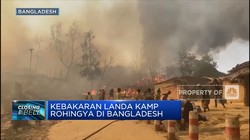 Kebakaran Hebat Landa Kamp Rohingya di Bangladesh