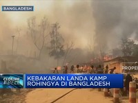 Kebakaran Hebat Landa Kamp Rohingya di Bangladesh