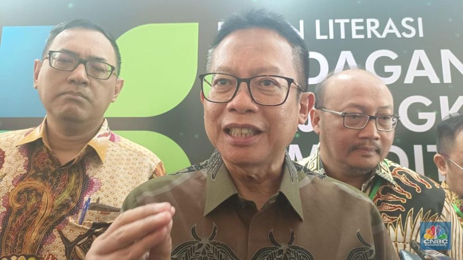 Kepala Badan Pengawas Perdagangan Berjangka Komoditi (Bappebti) Didid Noordiatmoko. (CNBC Indonesia/Martyasari Rizky)
