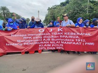 Demo Nasabah AJB Bumiputera Tolak Pemotongan Nilai Manfaat
