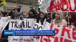 Menentang Aturan Pensiun, Jutaan Demonstran Lumpuhkan Prancis