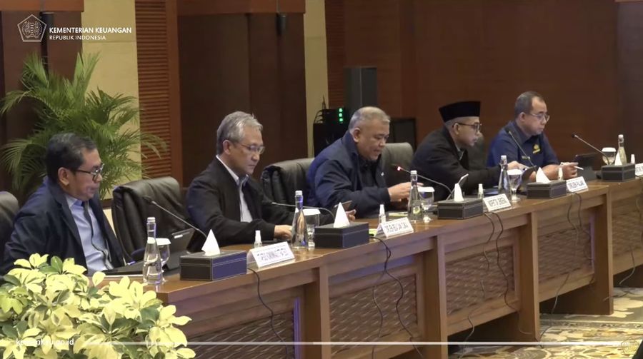 Konferensi Pers Perkembangan Pemeriksaan Sdr RAT dan Sdr ED. (Tangkapan Layar Youtube Ministry of Finance Republic of Indonesia)