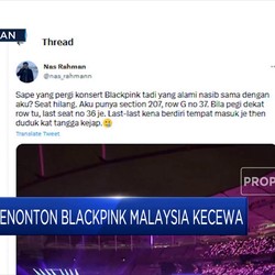 Duh! Penonton Konser Blackpink Malaysia Duduk di Tangga