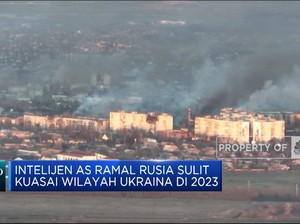 Intelijen AS Ramal Rusia Sulit Kuasai Wilayah Ukraina di 2023