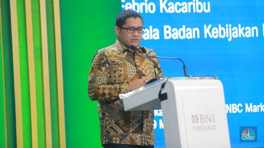 Kepala Badan Kebijakan Fiskal (BKF) Febrio Nathan Kacaribu, dalam BNI Emerald Market Outlook dengan tema 