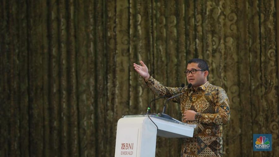 Kepala Badan Kebijakan Fiskal (BKF) Febrio Nathan Kacaribu, dalam BNI Emerald Market Outlook dengan tema 