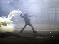Georgia Mencekam! Demo Tolak Hukum ala Rusia Berakhir Rusuh