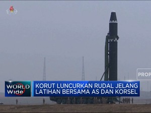 Korut Luncurkan Rudal Jelang Latihan Bersama AS dan Korsel