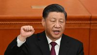 Potret Xi Jinping Angkat Sumpah Jadi Presiden China 3 Periode