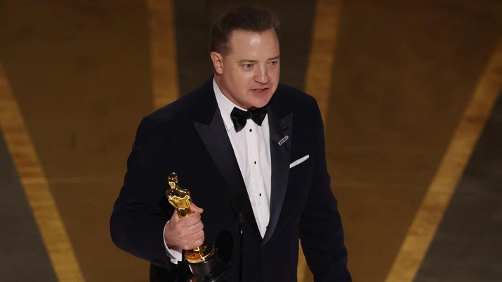 Brendan Fraser memenangkan Oscar untuk Aktor Terbaik untuk Brendan Fraser memenangkan Oscar untuk Aktor Terbaik untuk