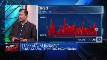 Video: 2 Bank Asal AS Bangkrut, IHSG Merana & Amblas 1,54%