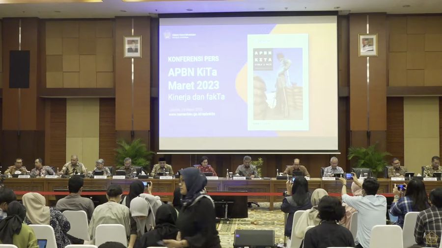 APBN KiTa Maret 2023 membahas Kinerja dan FakTa. (Tangkapan Layar Youtube Ministry of Finance Republic of Indonesia)