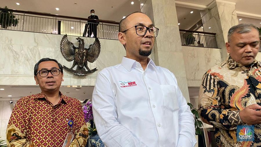 Kepala PPATK datang ke Kementerian Keuangan. (CNBC Indonesia/Anisa Sopiah)