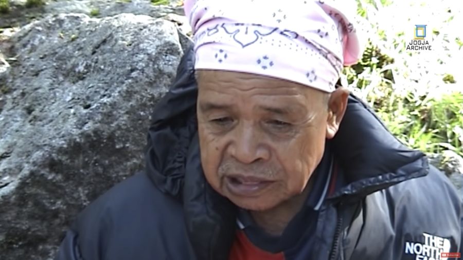 Mbah Maridjan (Tangkapan Layar Youtube Jogja Archive)