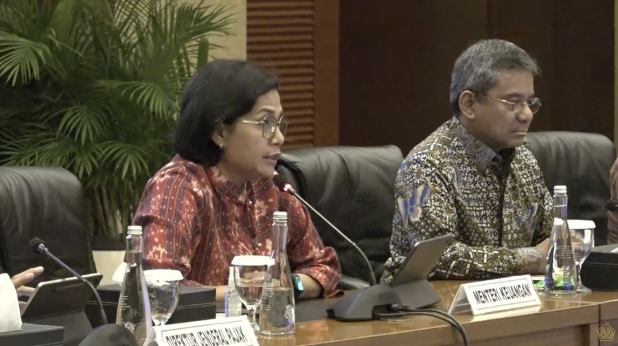 Menteri Keuangan Sri Mulyani APBN KiTa Maret 2023 membahas Kinerja dan FakTa. (Tangkapan Layar Youtube Ministry of Finance Republic of Indonesia)