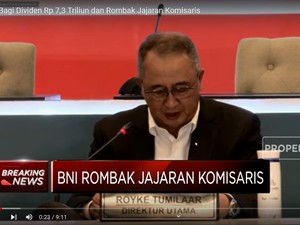 BNI Bagi Dividen Rp 7,3 Triliun & Rombak Jajaran Komisaris