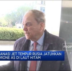 Panas! Jet Tempur Rusia Jatuhkan Drone AS di Laut Hitam