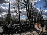 Potret Suram Paris, Puluhan Ton Sampah Berserakan di Jalan