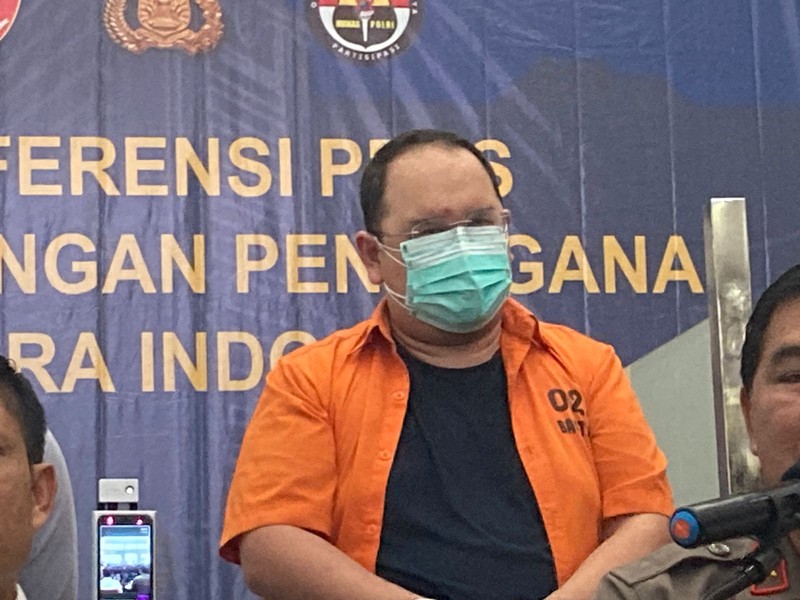 Henry Surya ditangkap Polisi, dok Bareskrim Polri. (Dok. Bareskrim Polri)