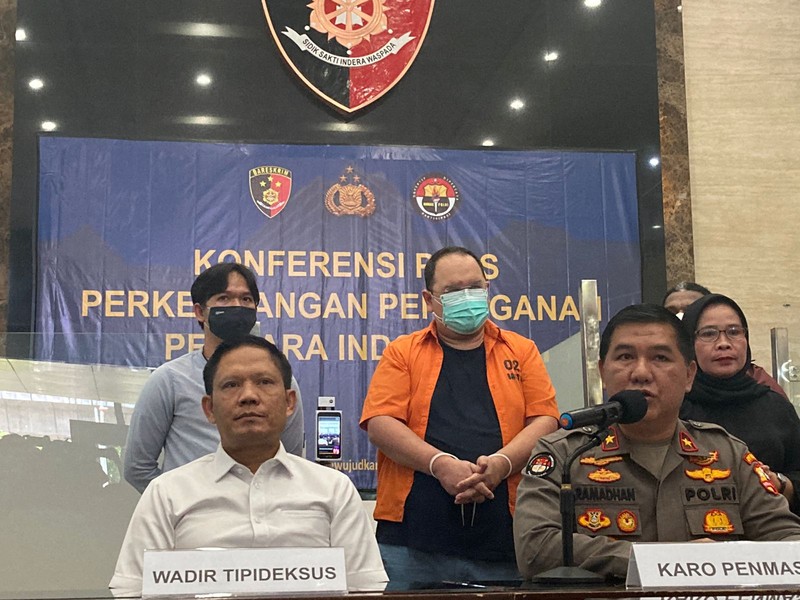 Henry Surya ditangkap Polisi, dok Bareskrim Polri. (Dok. Bareskrim Polri)