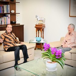 Potret Mesra Jokowi Dengan PM Singapura