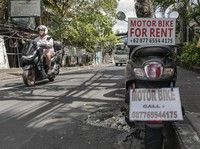 Penampakan Rental Motor di Bali Sepi karena Pergub Baru