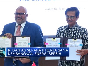RI dan AS Sepakati Kerja Sama Kembangkan Energi Bersih
