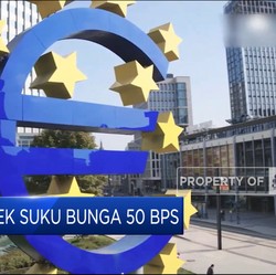 Video: ECB Kerek Suku Bunga 50 Bps Menjadi 3,5%