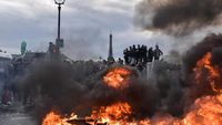 Chaos Reigns in France with Terrifying Conditions and Streets Resembling a Battlefield