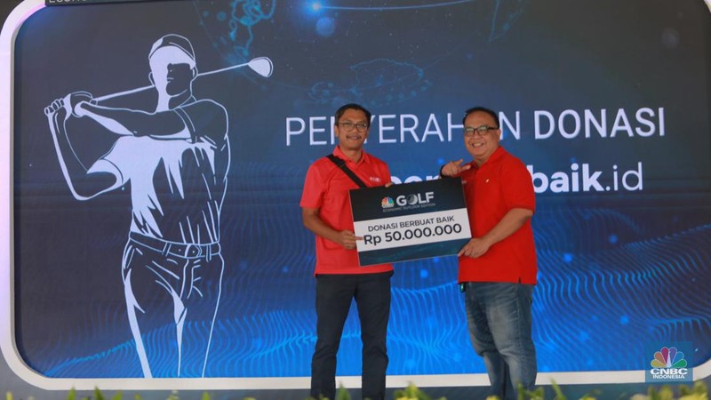 Masih menjadi salah satu rangkaian edisi Economic Outlook, CNBC Indonesia menggelar event golf bertajuk CNBC Indonesia Golf Economic Outlook Edition yang diselenggarakan pada Sabtu, (18/3) di Pondok Indah Golf. (CNBC Indonesia/ Muhammad Sabki)