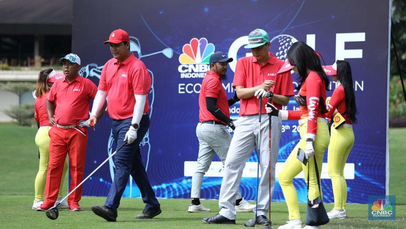 Masih menjadi salah satu rangkaian edisi Economic Outlook, CNBC Indonesia menggelar event golf bertajuk CNBC Indonesia Golf Economic Outlook Edition yang diselenggarakan pada Sabtu, (18/3) di Pondok Indah Golf. (CNBC Indonesia/Tri Susilo)