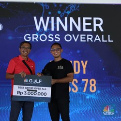 Ini Para Pemenang Turnamen Golf CNBC Indonesia 2023