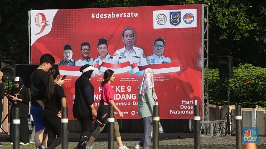 Imbasnya, kegiatan para Kades itu membuat car free day (CFD) di Jalan Jenderal Sudirman-MH Thamrin Jakarta ditiadakan pada 19 Maret. (CNBC Indonesia/Tias Budiarto)