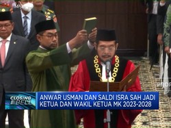Anwar Usman Sah Jadi Ketua MK Periode 2023-2028