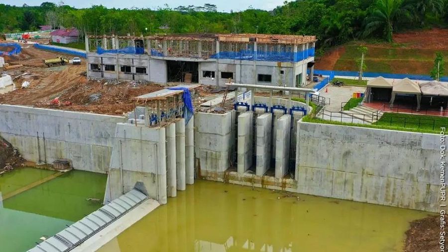 Kementerian PUPR selesaikan Bendungan Sepaku Semoi dan Intake Sepaku di 2023. (Dok: Kementerian PUPR)