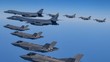 Penampakan Pesawat Bom Nuklir AS Unjuk Gigi di Dekat Korut