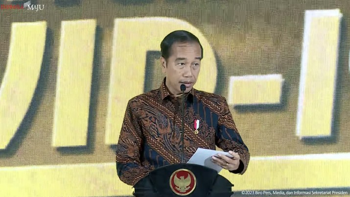 Presiden Jokowi serahkan penghargaan penanganan Covid-19, Jakarta, (20/3/2023). (Tangkapan layar youtube Setpres RI) Presiden Jokowi serahkan penghargaan penanganan Covid-19, Jakarta, (20/3/2023). (Tangkapan layar youtube Setpres RI)