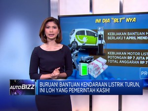 Buruan Bantuan Kendaraan Listrik Turun