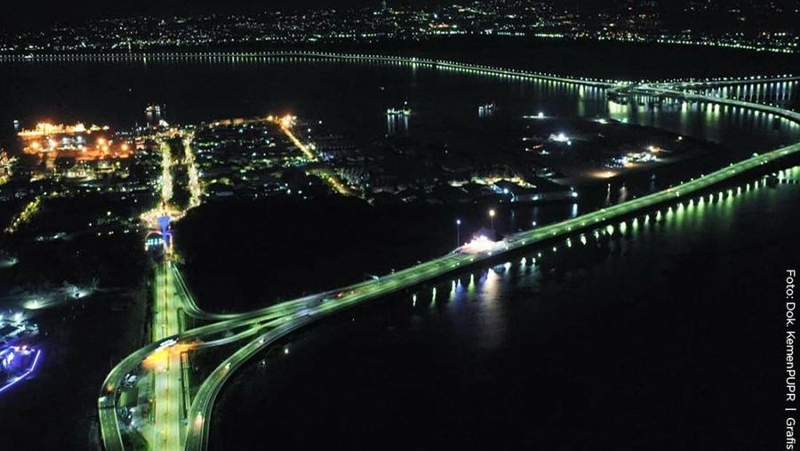Jalan Tol Bali-Mandara akan menggunakan sistem transaksi Tol Non Tunai Nirsentuh Multi Lane Free Flow (MLFF) pada Juni 2023. (Dok. Kementerian PUPR)